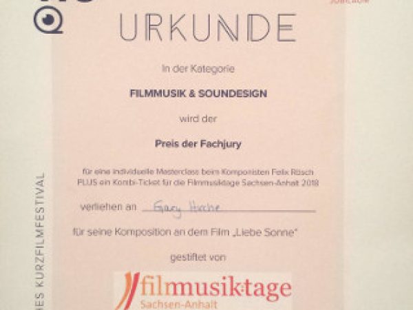 Urkunde Kurzsuechtig 2018